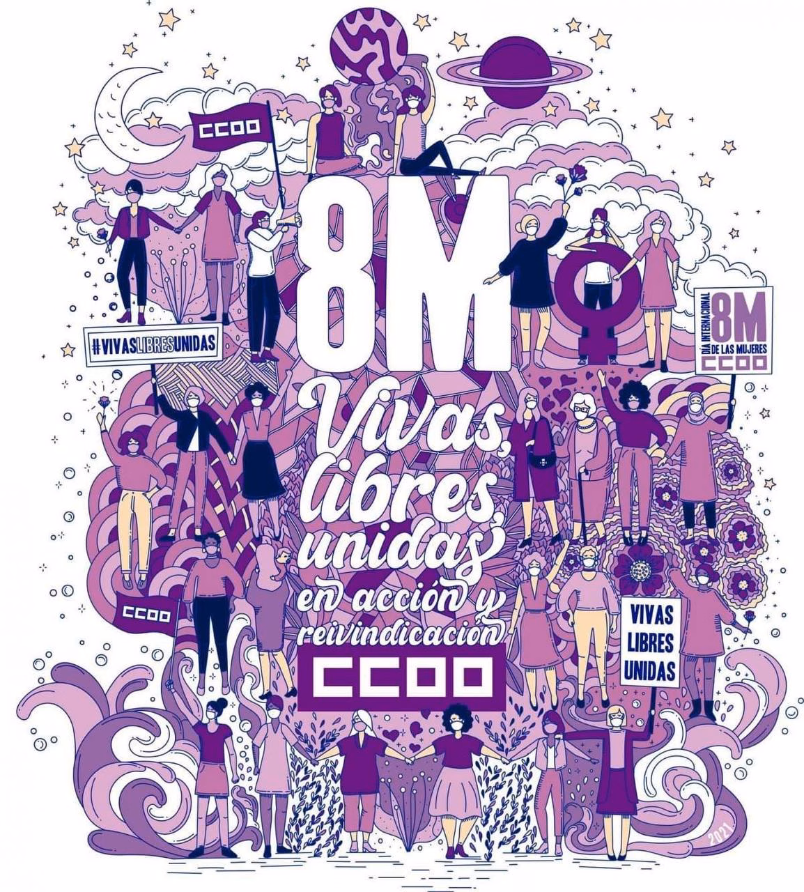 8 Marzo: Día internacional de la Mujer.
